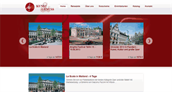 Desktop Screenshot of kunstundgenuss-reisen.de